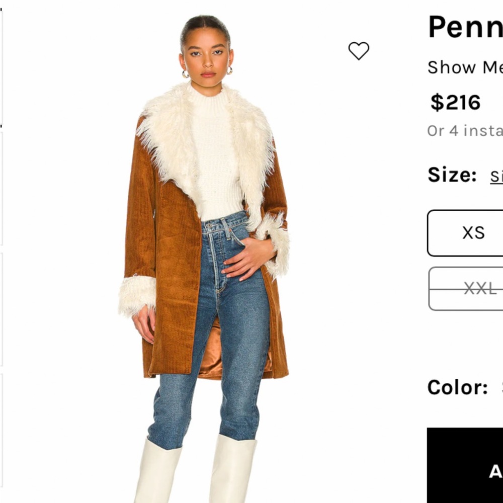 Show Me Your Mumu - Penny Lane Coat - L